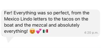 customer testimonials mexican travel services